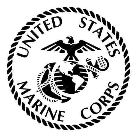 Premium Vector Vector Emblem Of The United States Marine Corps