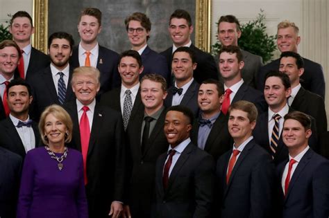 President Donald Trump Honors Ncaa Champions All Photos Upi Com