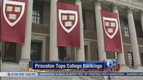 Princeton University Tops College Rankings 6Abc Philadelphia