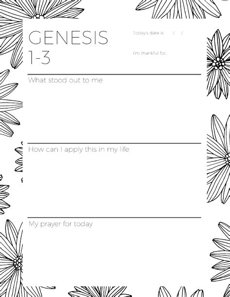 Printable Bible Study Guide For Genesis