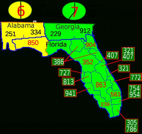 Printable Florida Zip Code Map