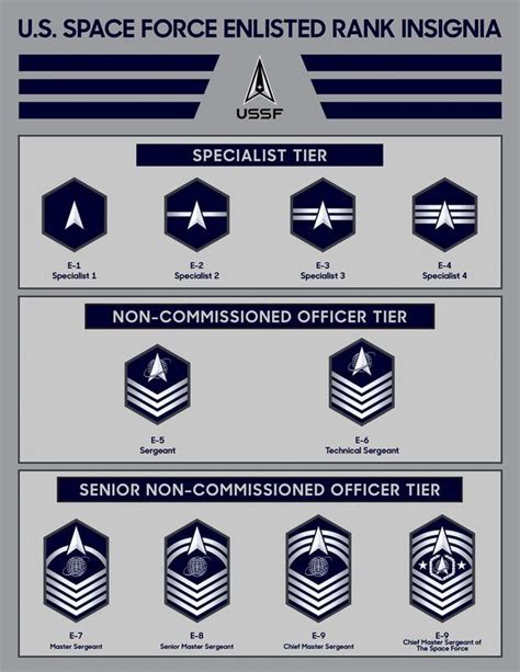 Ranks For The Space Force R Spaceforce