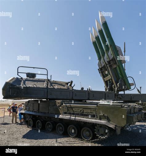 Russian Self Propelled Medium Range Surface To Air Missile System Buk