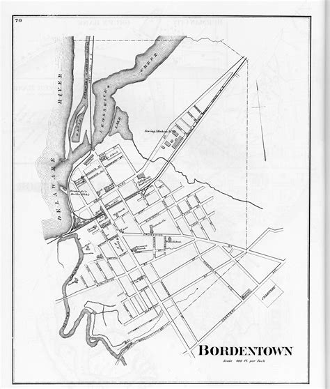 Rwest Jersey History Project Maps From J D Scott Amp 39 S Combination Atlas Map Of Burlington County