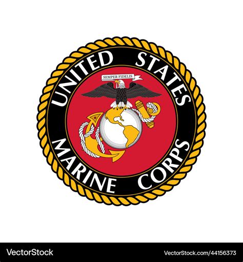 Seal Of The United States Marine Corps Royalty Free Vector