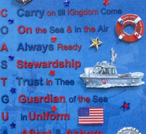 Semper Paratus Coast Guard Framed Poem Etsy