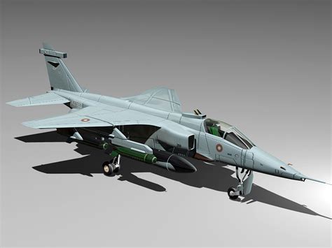 Sepecat Jaguar Fighter Jet 3D Model 3Ds Max Object Maya Lightwave 3D