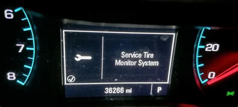 Service Tire Monitor System Gmc