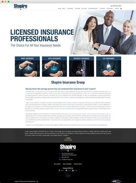 Shapiro Insurance Group Orlando Seo World Portfolio