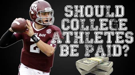 Should College Athletes Be Paid Youtube