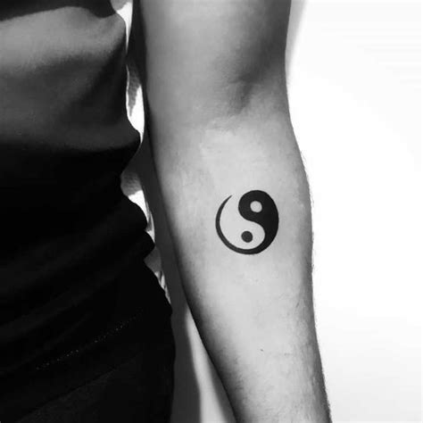 Simple Yin Yang Tattoos Harmony In Artistic Design