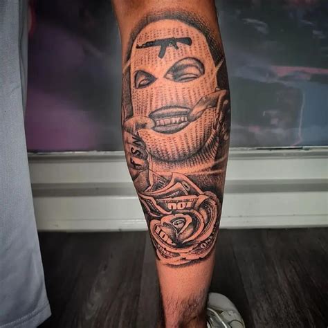 Ski Mask Tattoo Designs