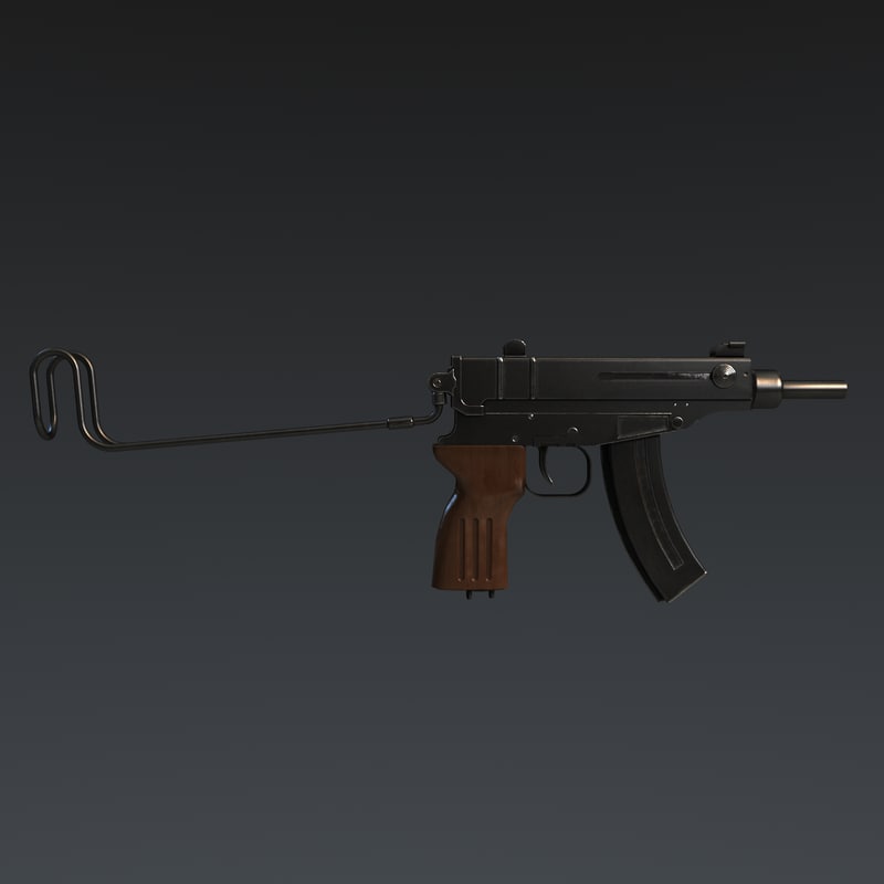 Skorpion Vz 61 3D Model By Luk Marek Lukas Marek A062998