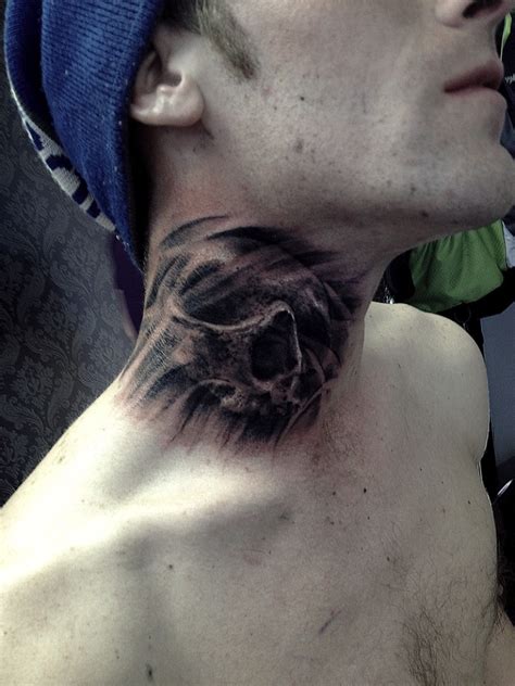 Skull Neck Tattoos