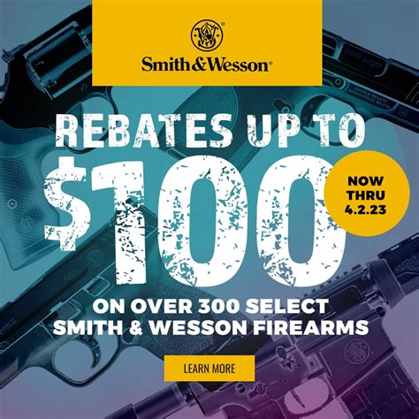 Smith Wesson Announces Firearm Frenzy Rebate