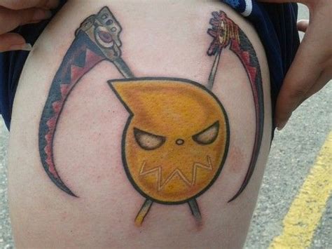 Soul Eater Tattoo By Likasashes On Deviantart Anime Tattoos Nerdy