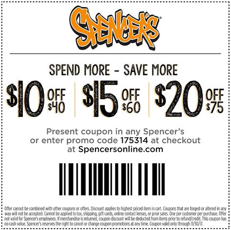 Spencers Gifts Coupon