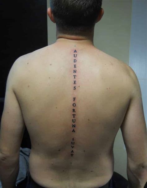 Spine Tattoos Guys