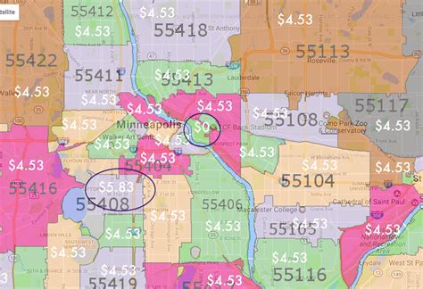 St Paul Zip Code Map Birthday Quotes For Best Friend