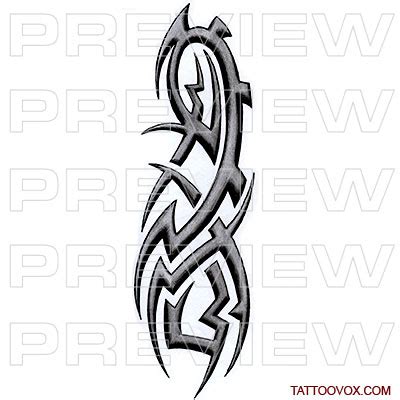 Stone Tribal Tattoo Design Tattoovox Professional Tattoo Designs Online