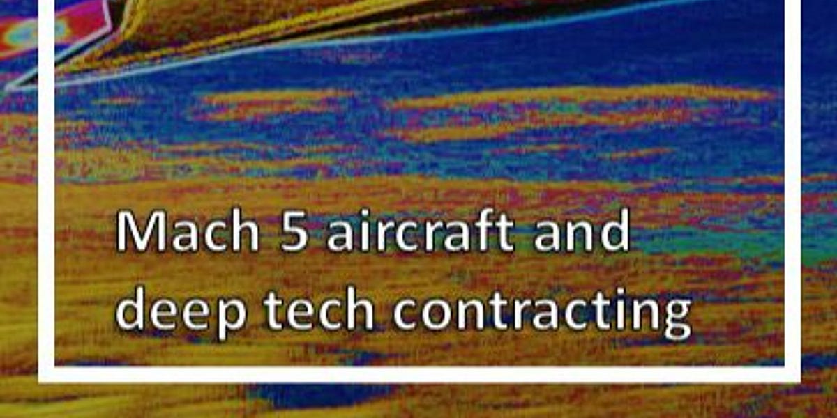 Stream Episode Mach 5 Aircraft And Deep Tech Contracting With Hermeus