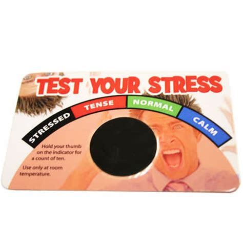 Stress Cards Personalised Test Your Stress Cards