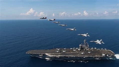 Take Ride Aboard Uss Ronald Reagan And Carrier Air Wing Five Youtube