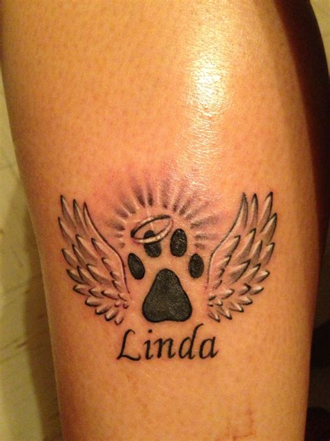 Tattoo In Memory Of My Dog Linda Tatts Dog Memorial Tattoos