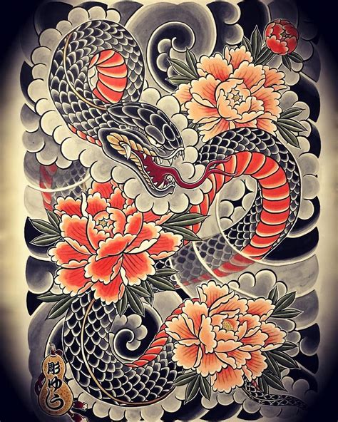 Tattoo Snake Japanese