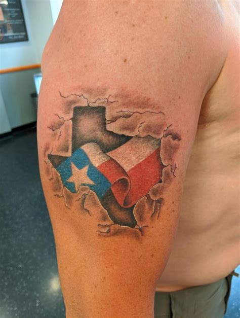 Texas Flag Tattoo Pictures