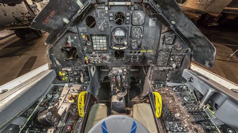 The Cockpit Of This F 117 Stealth Fighter Wellworn