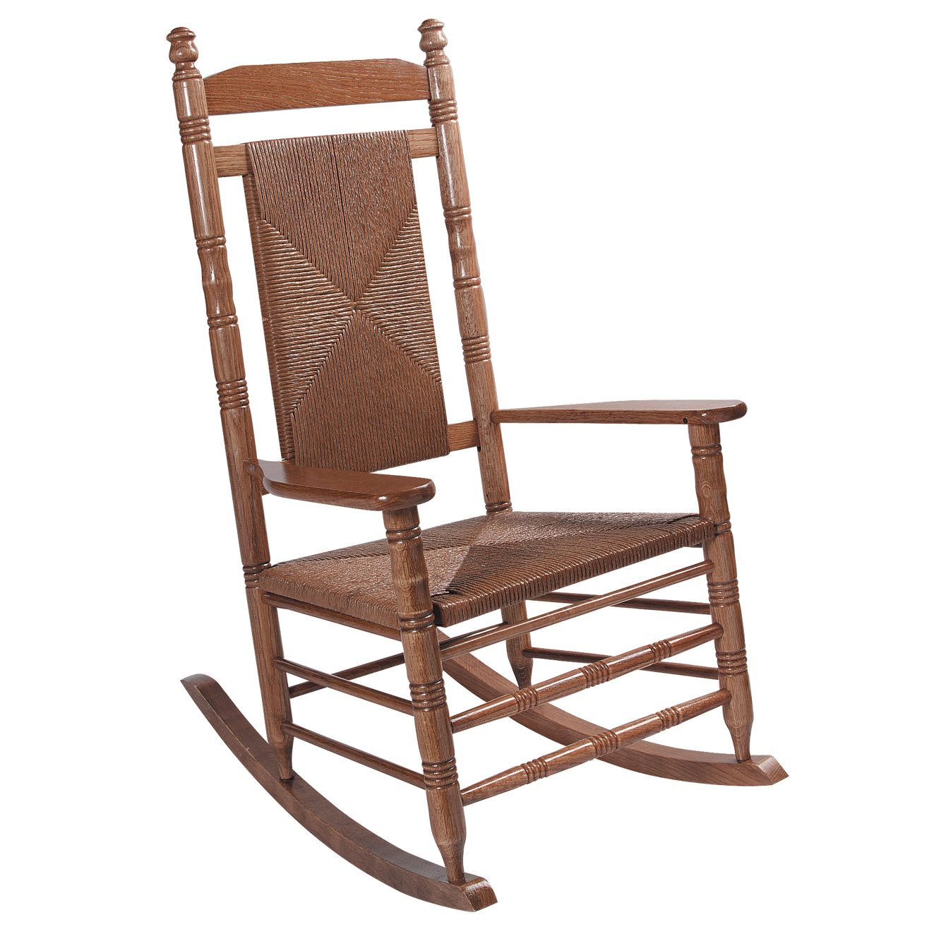 The Cracker Barrel Rocker Hardwood Woven Child Rocking Chair Etsy