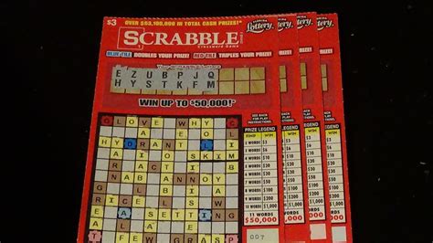 The Early Word 18 Scrabble 4 Fl Lottery Crossword Scratch Tickets