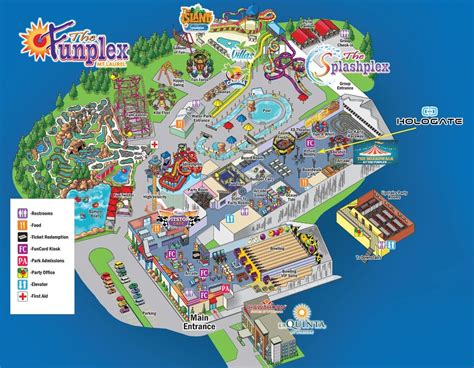 The Funplex Map And Brochure 2023 Themeparkbrochures Net