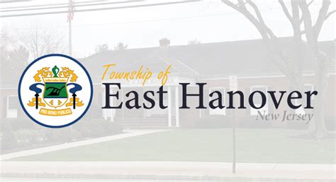 The Official Website Of The Township Of East Hanover Nj News