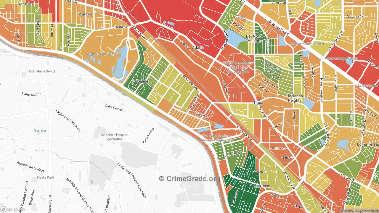 The Safest And Most Dangerous Places In El Paso Lower Valley El Paso