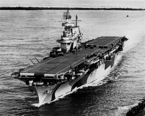 The Yorktown Class Aircraft Carrier Uss Enterprise Painted In Measure