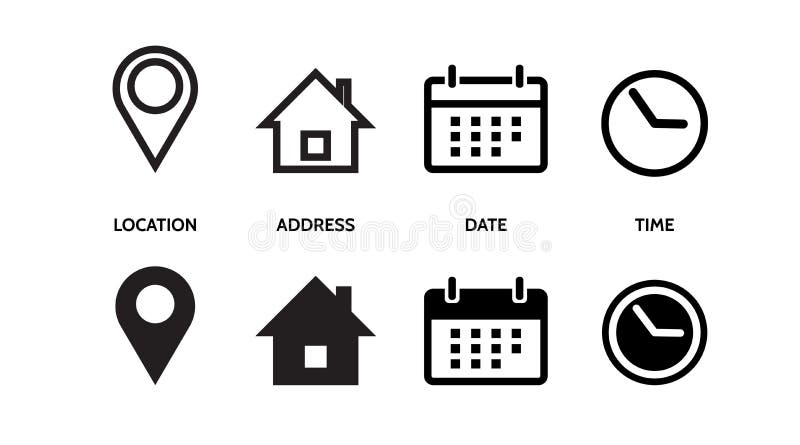 Time And Date Free Time And Date Icons