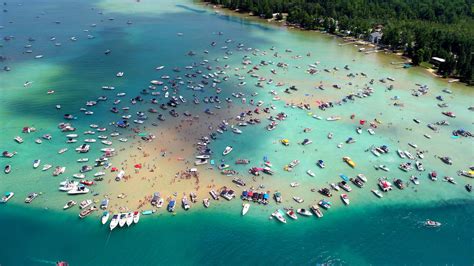 Torch Lake Michigan Sandbar