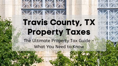 Travis County Property Taxes Travis County