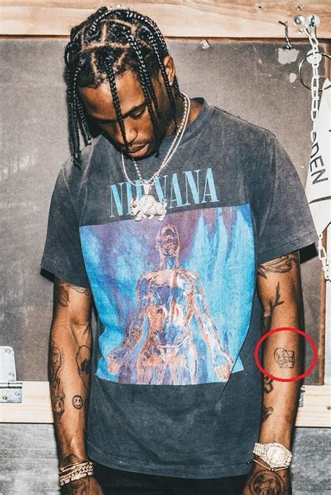 Travis Scott S 39 Tattoos Their Meanings Body Art Guru