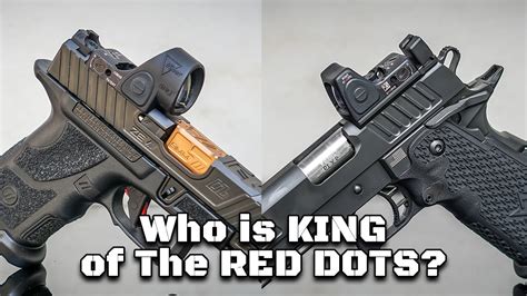 Trijicon Rmr Vs Sro Which Is The Best Pistol Red Dot Youtube