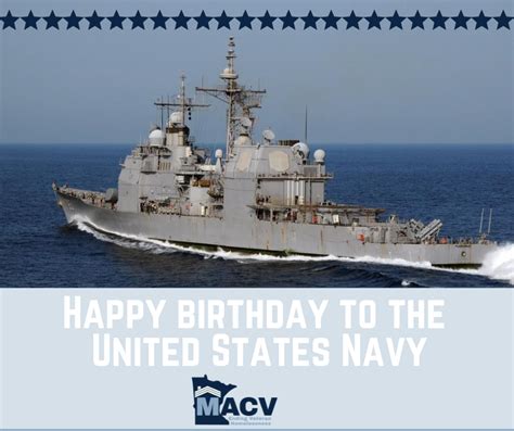 U S Navy Birthday Mac V