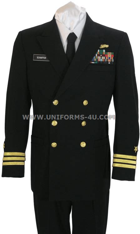 U S Navy Male Officer Service Dress Blue Uniform