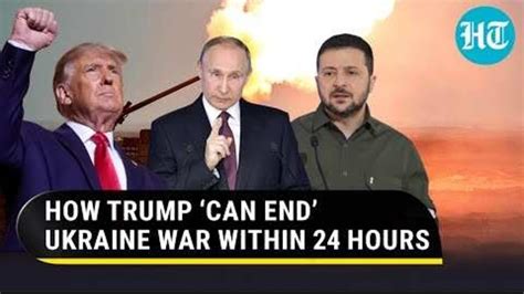 Ukraine News Donald Trump 100 Day Peace Plan For Vladimir Putin S