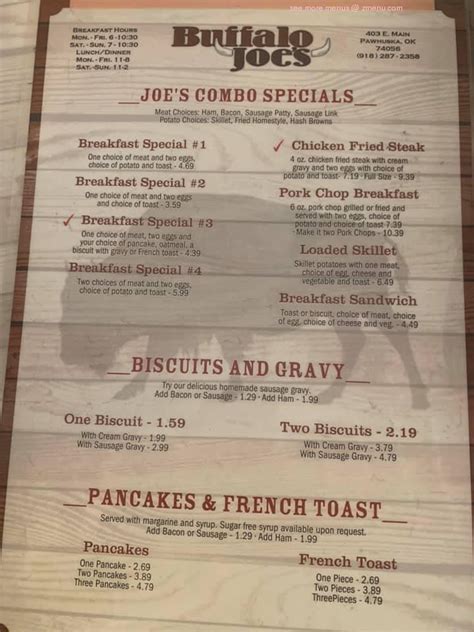 Ultimate Guide: Design Buffalo Joe's Menu Now!