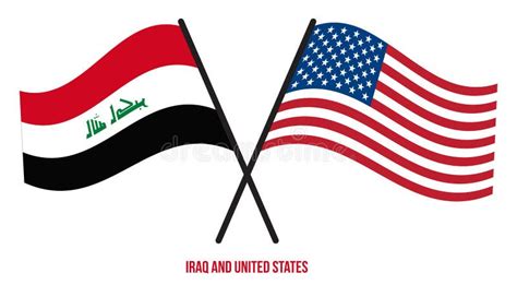 Us And Iraq Flag Crossing