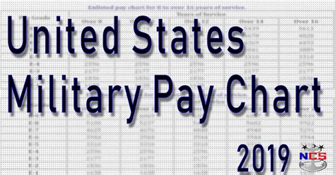 Us Mil Pay Chart 2019 Military Pay Chart Us Army Bases Chart