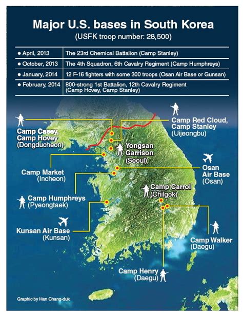 Us Military Bases South Korea Map