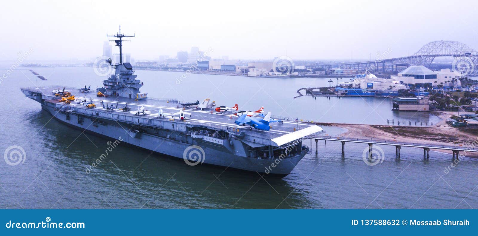 Uss Lexington Aircraft Carrier In Corpus Christi Texas Editing Luke